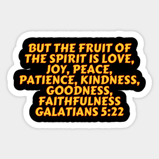Bible Verse Galatians 5:22 Sticker